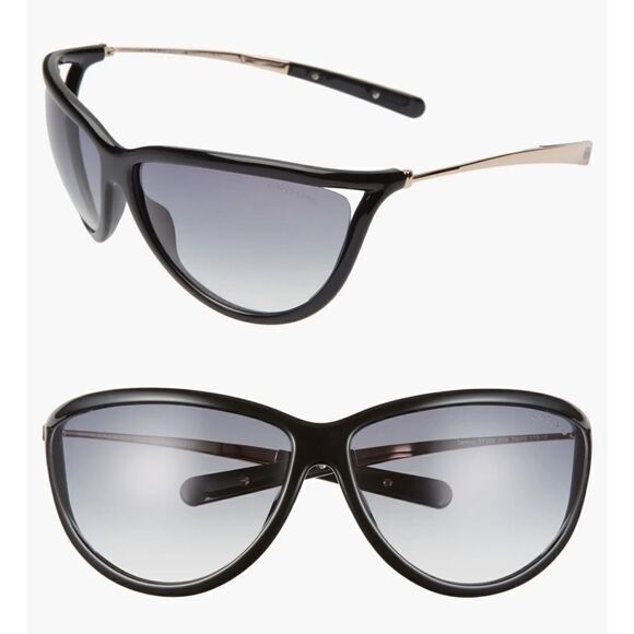 EUC Tom Ford Tammy 70mm Oversize Gradient Sunglasses - Picture 1 of 2